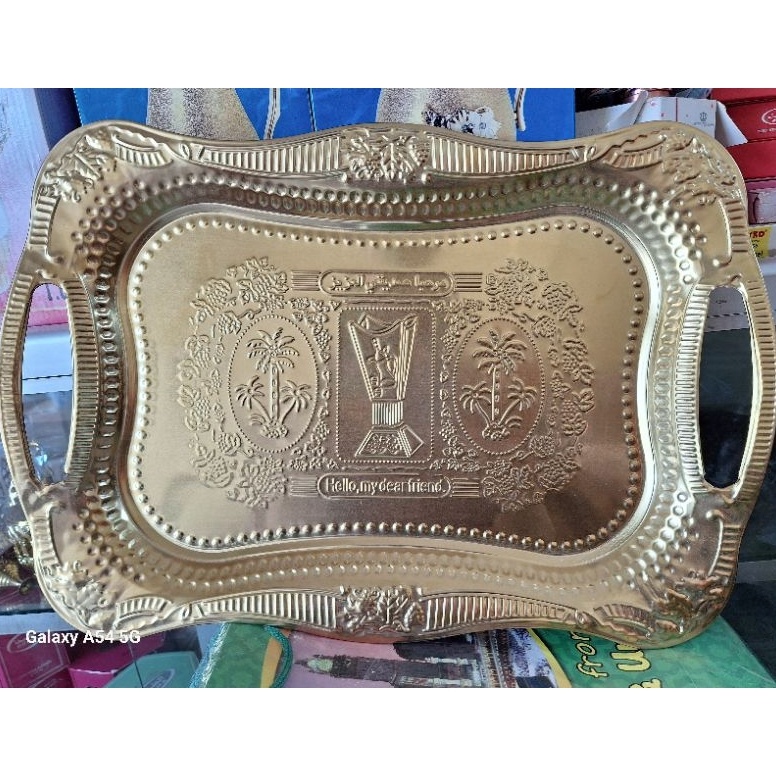 Muraaaahh nampan kuningan oleh oleh haji dan umrah