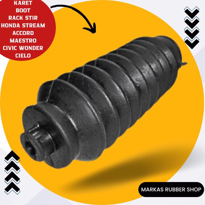 karet boot rack stir steering rack end honda accord cielo