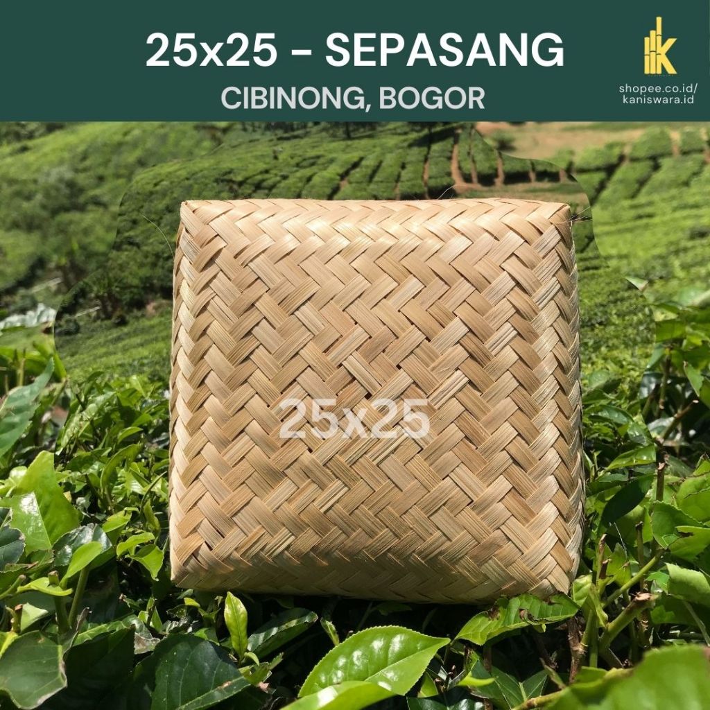 BESEK BAMBU BESAR / BESEK BAMBU JUMBO / BESEK BAMBU 25x25 / BESEK BAMBU 30x30 / BESEK BOGOR