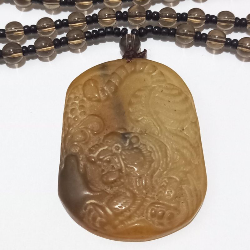 kalung giok tiger harimau wibawa