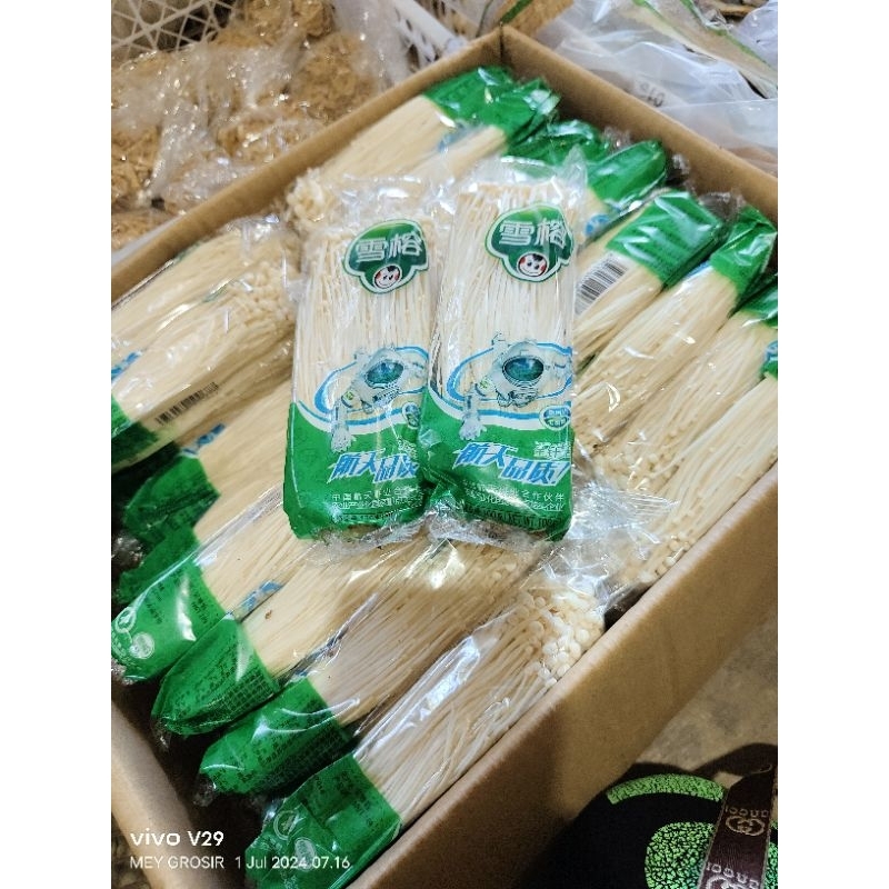 

Jamur enoki FRESH PUTIH2 BARU
