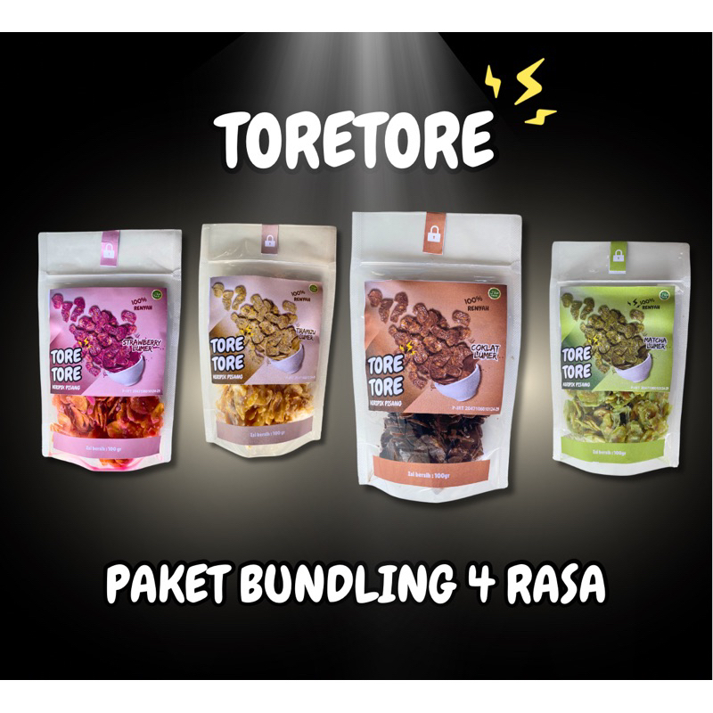 

keripik pisang coklat lumer pouch (100g) 4 rasa