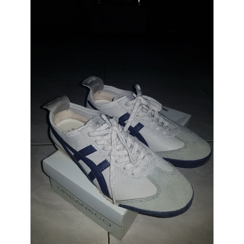Onitsuka tiger leather nippon made in japan cream navy original .38