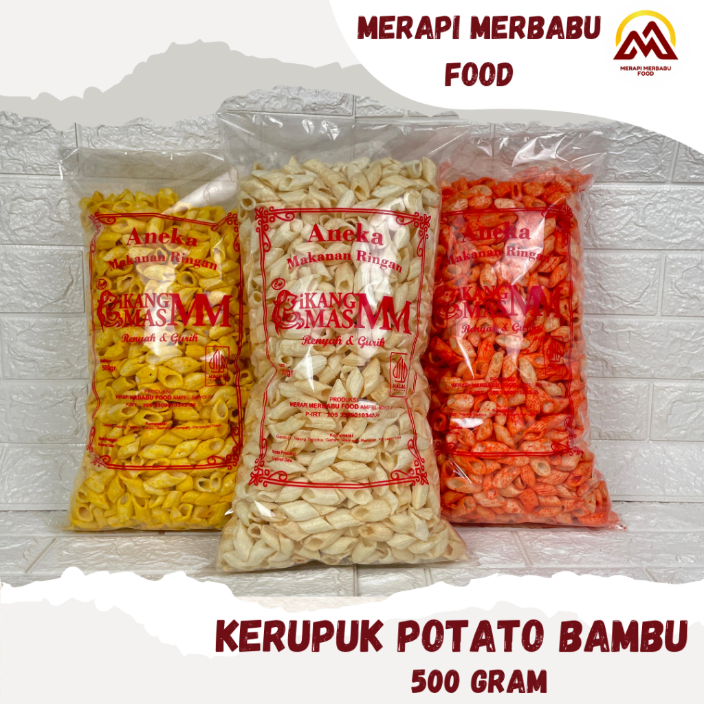 

Merapi Merbabu Food Kerupuk Potato Bambu 500 gram