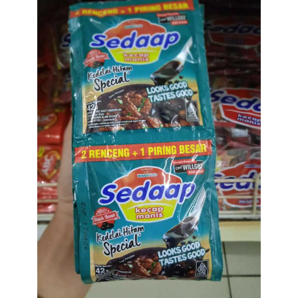 

KECAP SEDAAP Special 12 sachet per 1 renteng