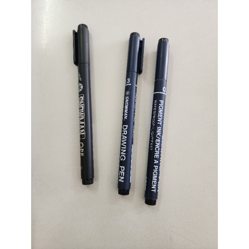 

Drawing pen Snowman 0.1 ; 0.2; 0.3 ; 0.5; OPF ; OPM
