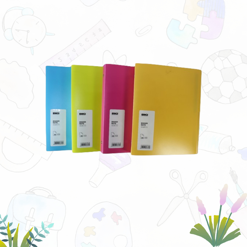 

Binder Note B5 BIG Ring Pastel Polos BN-102