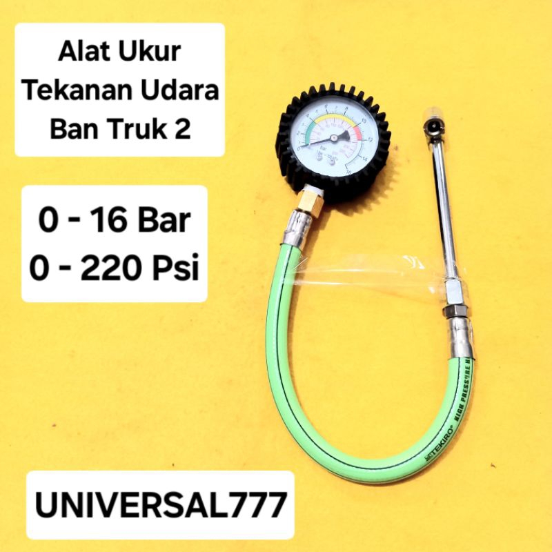 Alat Ukur Tekanan Ban Truk 2 Tire Pressure Gauge Cek Tekanan Udara