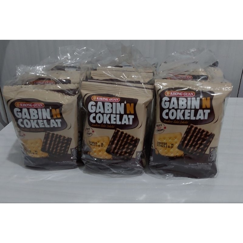 Biskuit Gabin'n Cokelat KHONG GUAN Tasty & Crispy