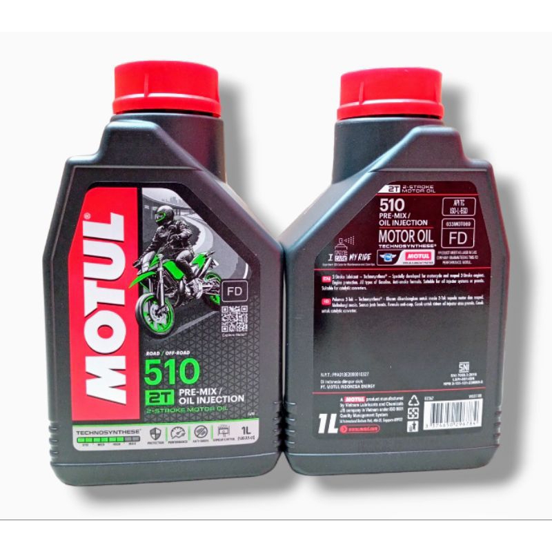 OLI MOTUL 2T OLI SAMPING MOTUL 2T 510 1Liter oli samping wangi