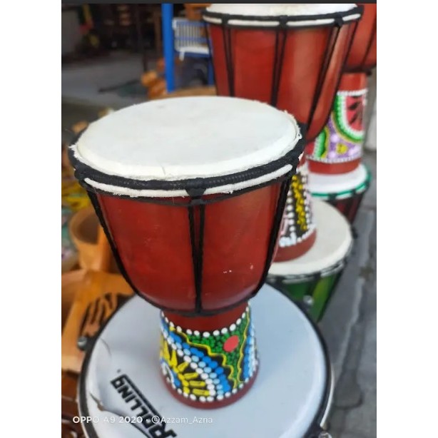 ⭐️TERLARIS⭐️ KENDANG JIMBE ANAK / KENDANG JIMBE TRADISIONAL UK 30cm