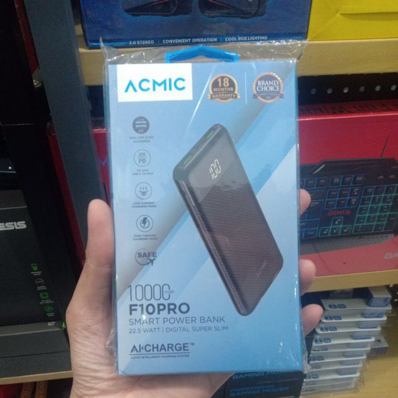 power bank acmic F10PRO 10000mah 22,5w