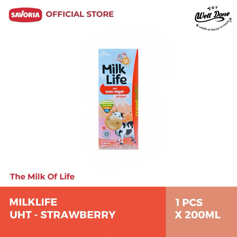 

Milk Life UHT Strawberry 200ml