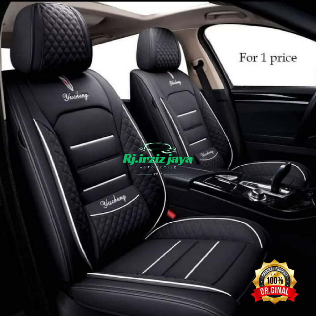 cover sarung jok mobil rush 2008-2013 full set bahan kulit sintetis oscar
