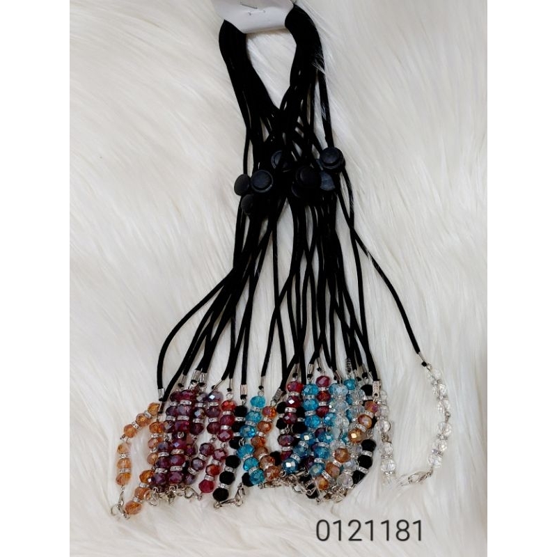 TALI MASKER KRISTAL - TALI MASKER WARNA