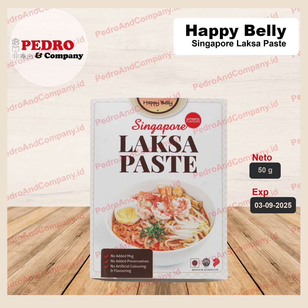 

Happy belly laksa paste / bumbu laksa - singapore