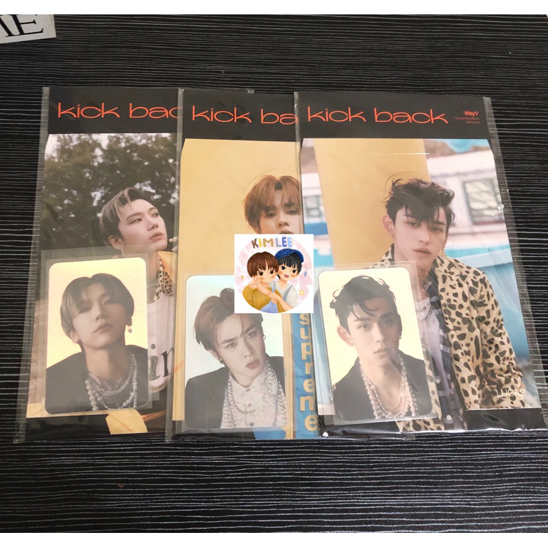 WAYV KICK BACK HOLOGRAM PHOTOCARD SET TEN KUN LUCAS