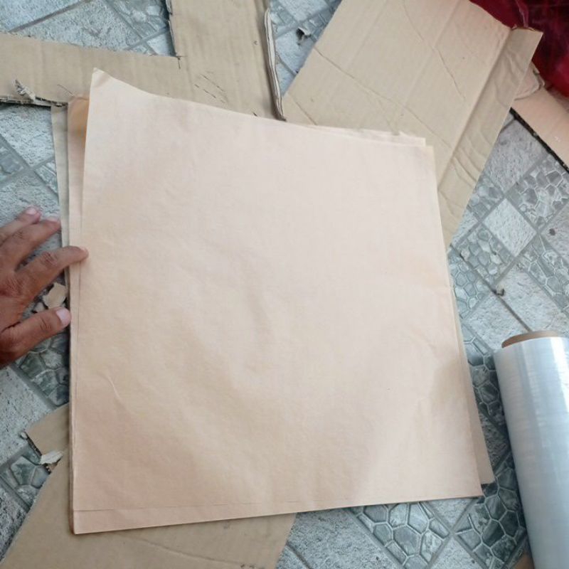 kertas layangan ( kertas aja) litto/tisu warna coklat, 1000 lembar