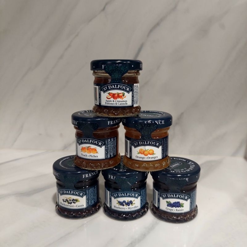 

St Dalfour Jam 28 gram Selai buah alami dari Perancis