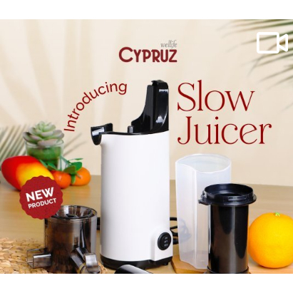 Cypruz Jr-0001 Mini Slow Juicer Alat Pemeras Buah Dan Sayur