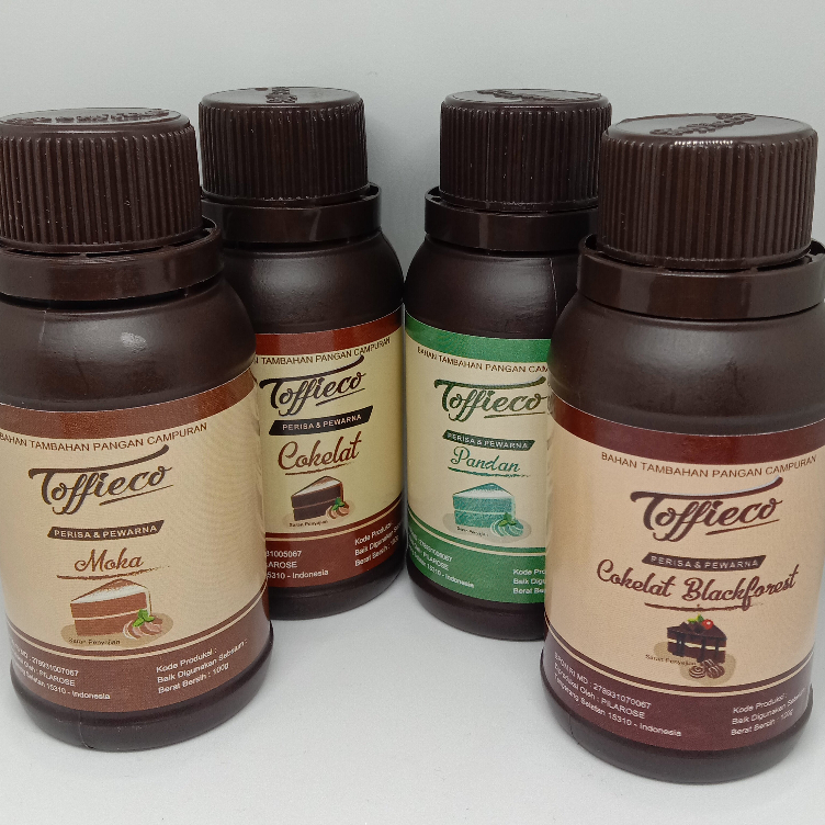 

Toffieco Perasa & Pewarna 100gr