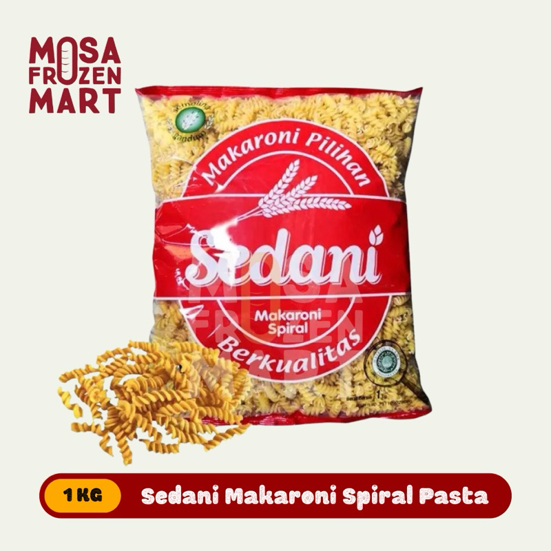 

Sedani Makaroni Spiral Pasta 1 Kg