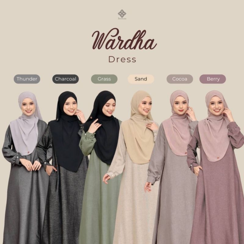 {Shieraki} Wardha Dress. gamis simple syari by shieraki