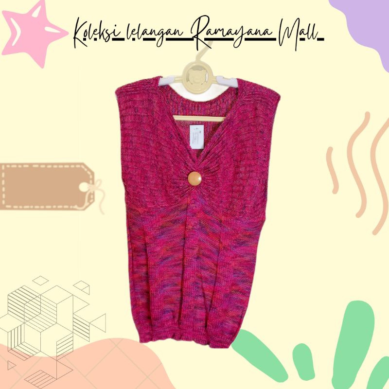 BAJU ANAK EX RAMAYANA MALL DRESS RAJUT