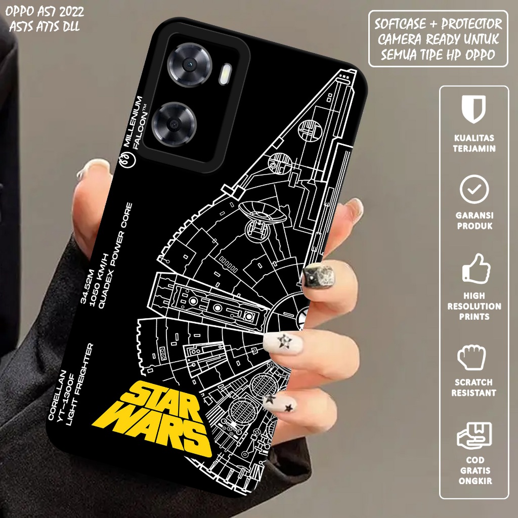 CASE OPPO A57 A57S A77S - Case Hp Oppo A57 A57S A77S - Softcase Oppo A57 A57S A77S (STARWARS) Case P