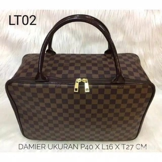 RK TAS TRAVEL DAMIER MONO LV TAS TRAVELING BEPERGIAN TAS MUDIK TAS BAJU PAKAIAN DINAS TRAVELLING