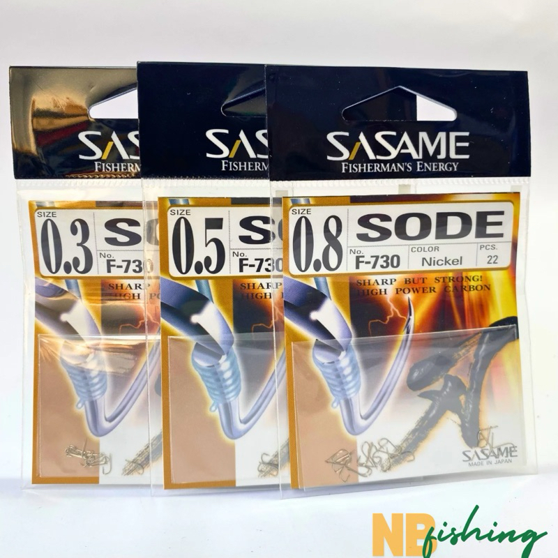Kail Pancing Sasame Sode F-730 nickle Tanpa Lubang Tajam