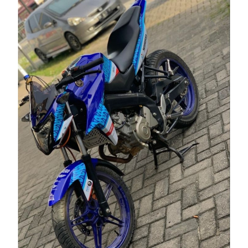 decal stiker motor VIXION full body pertamina free custom