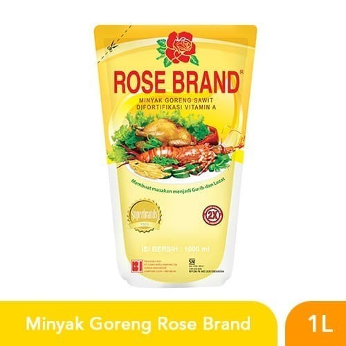 

MINYAK GORENG Rose Brand 1L / 1000mL 1 LITER Pouch Refill