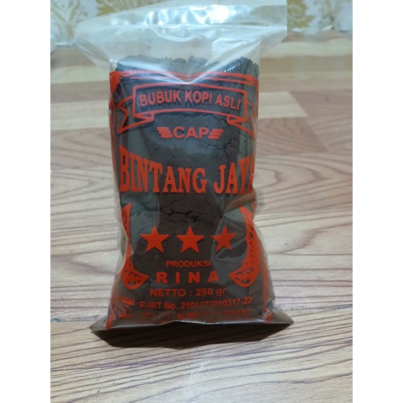 

Kopi Bubuk Bintang Jaya 250 gram