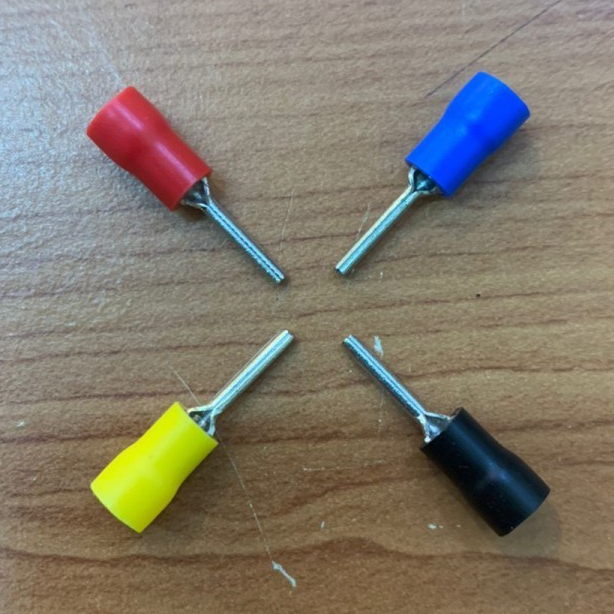 Skun Pin Tusuk PTV - 2-12 Sekun Jarum Ferules Insulated Kabel 1,5-2.5mm