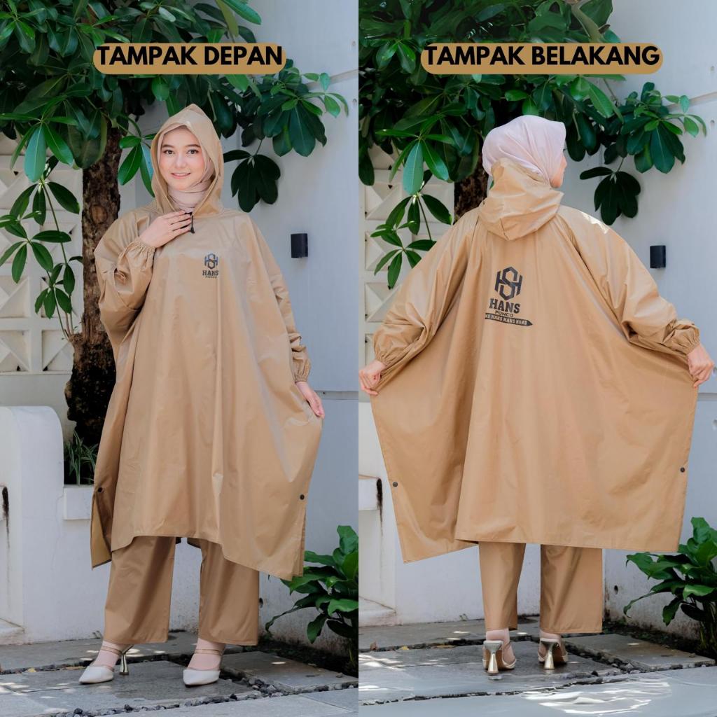 Jas Hujan Kelelawar Jas Hujan PONCO Jas Hujan Tebal Raincoat Pria Wanita Mantel hujan wanita jas huj