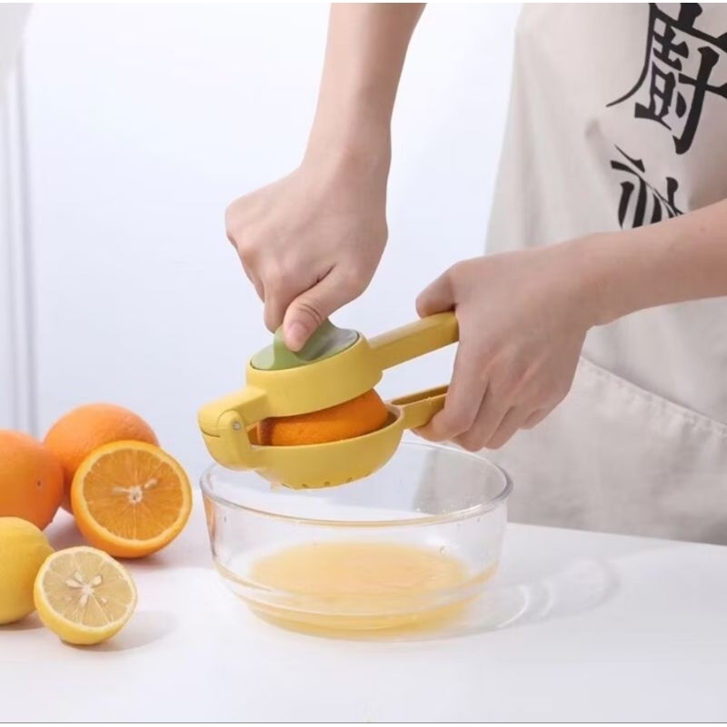 MINISO BALI | Alat Peras Jeruk Manual Tangan Plastik Pemeras Jeruk Lemon Fruit Alat Press Juicer Pem