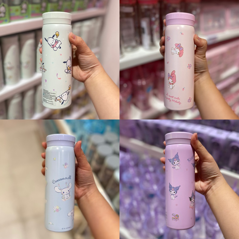 Miniso x Sanrio ‼️ Insulated Bottle / Termos Stainless (280 ml) Sanrio Kuromi My Melody Cinnamoroll