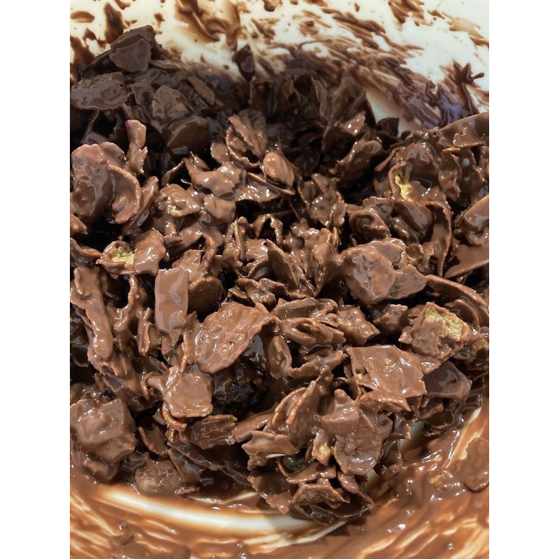 

pisang krispy coklat