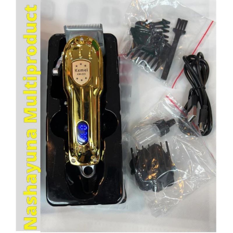alat cukur mini Alat Mesin Cukur Rambut Kemei-km 223 Hair Clipper Trimmer Eletric
