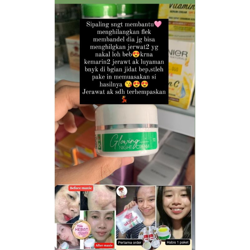 salep flek maxie /glowing night maxie