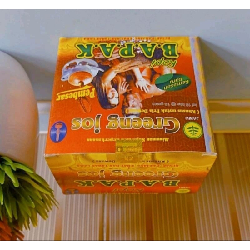 

Langsung seduh bapake isi 3 sachet