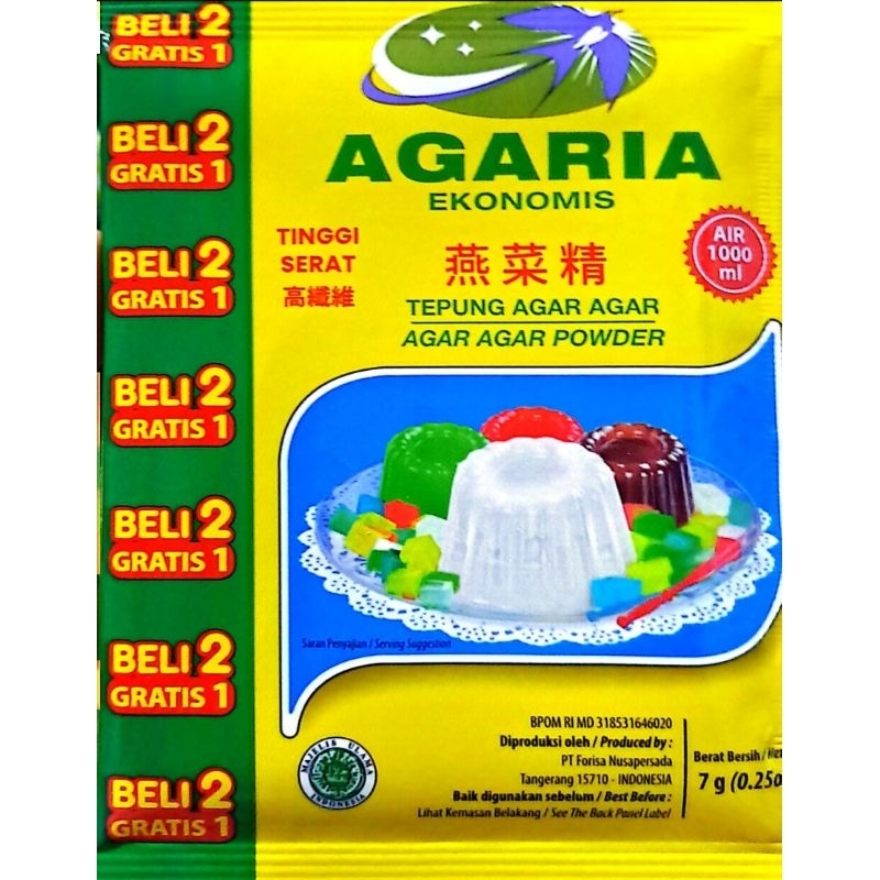 

Agaria Ekonomis 7g ( Tidak berlaku untuk beli 2 Gratis 1 ) harga tertera 1pcs