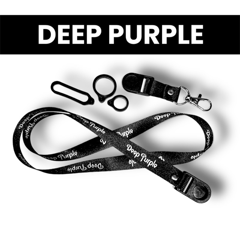 

DEEP PURPLE LANYARD PREMIUM GANTUNGAN HP GANTUNGAN KUNCI
