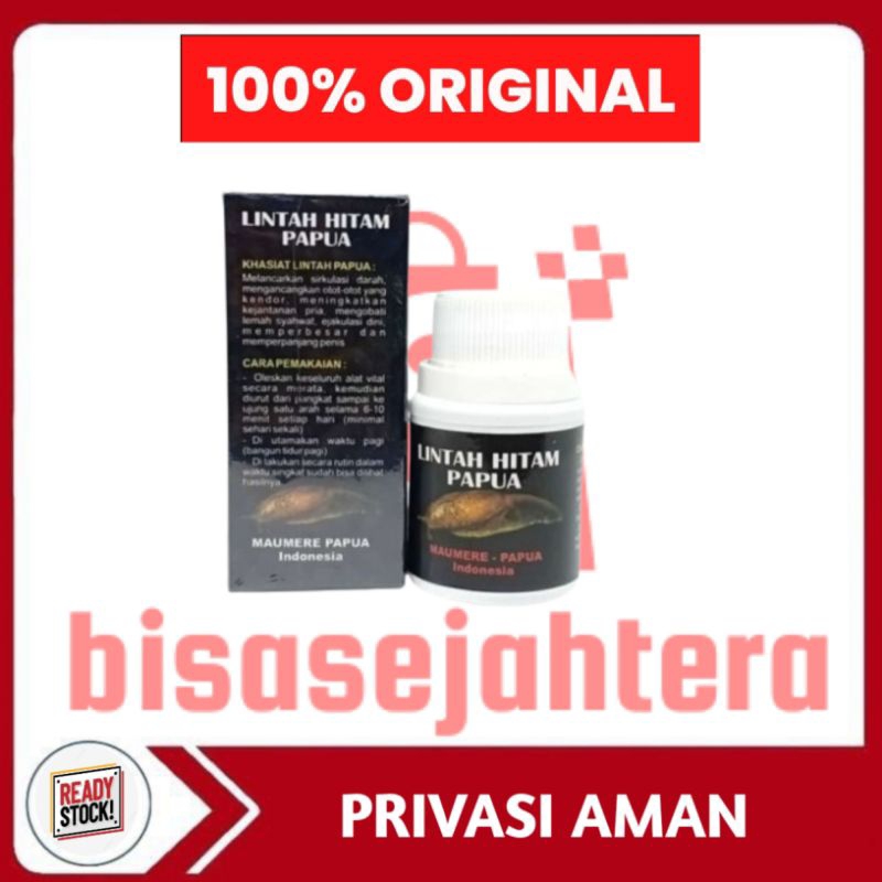 MINYAK HITAM LINTAH PAPUA | OBAT PEMBESAR TAHAN LAMA ASLI ORIGINAL