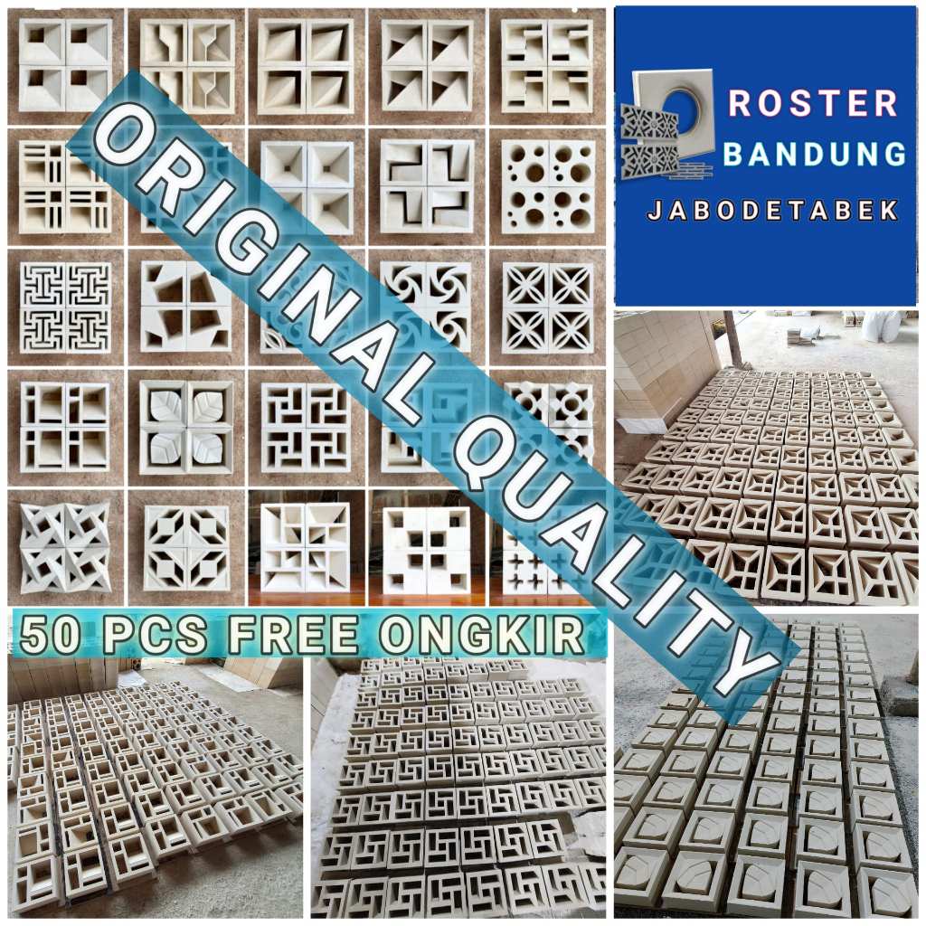 ROSTER BETON MINIMALIS, Loster Beton Minimalis, roster minimalis, loster minimalis, lubang angin ros