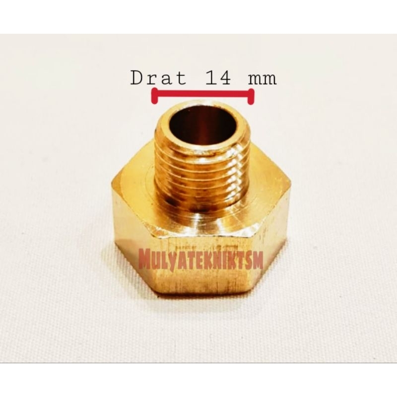 Nepel 22 mm to nepel 14 mm double nepel jet cleaner M22