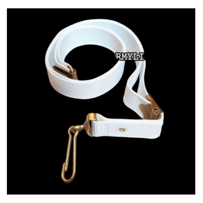 tali sandang senapan putih