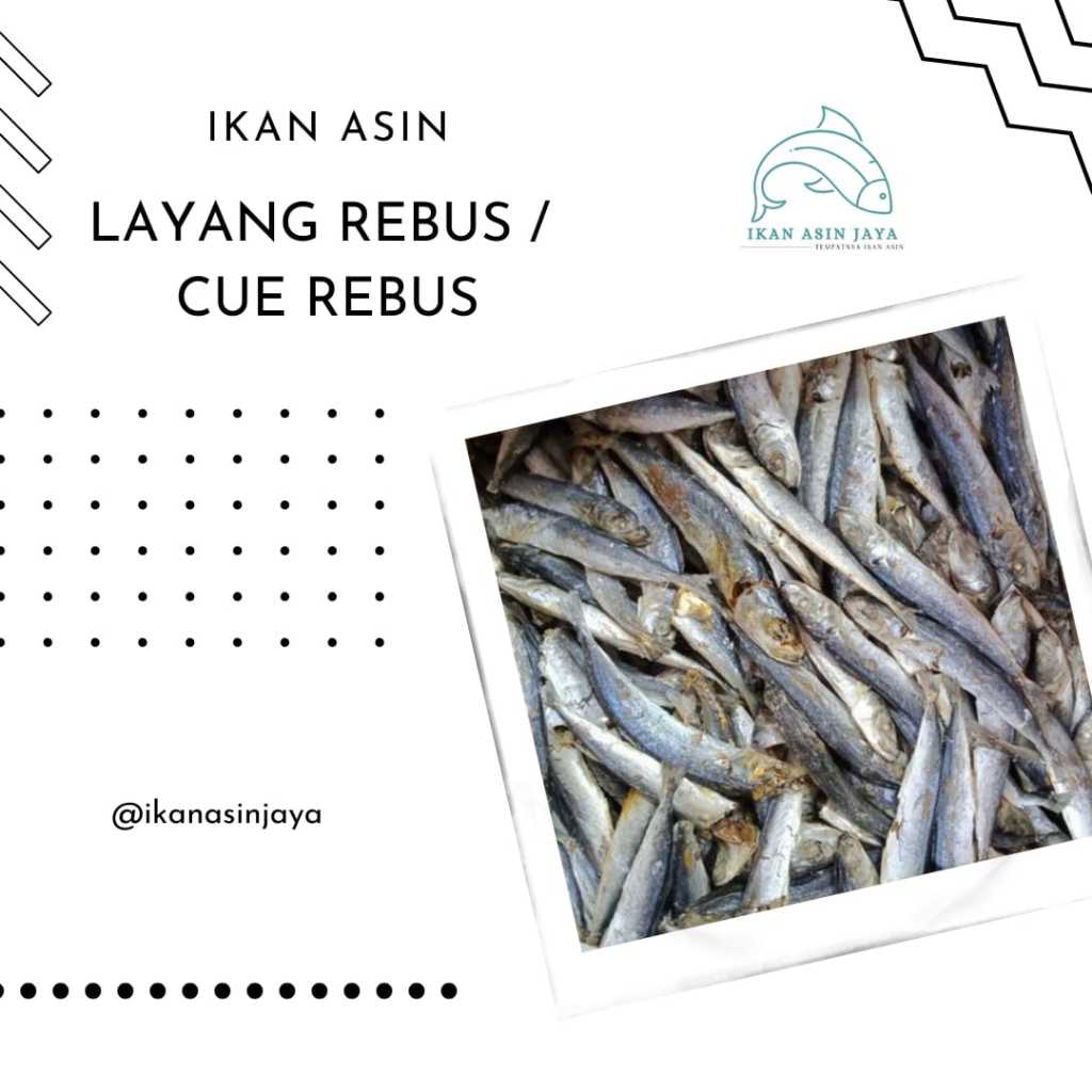 

Ikan Asin Layang Rebus / Ikan Cue 250 Gram