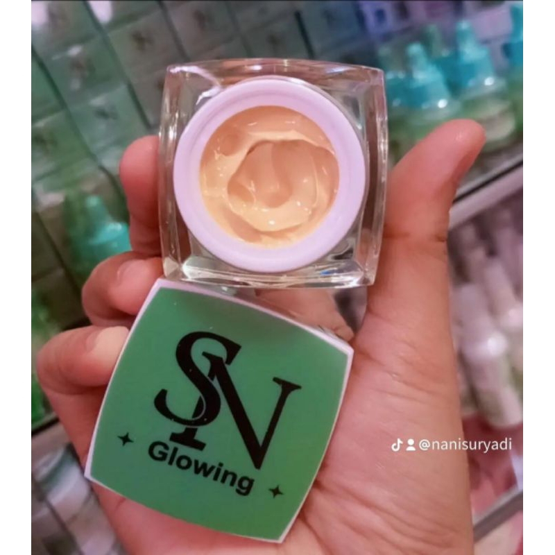 Sunscreen SN Glowing ORI BPOM / cream siang sn glowing